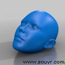 人的頭像3d打印STL文件下載